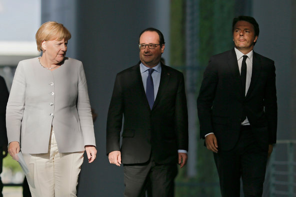 Renzi, Merkel and Hollande gather to discuss Europe’s future