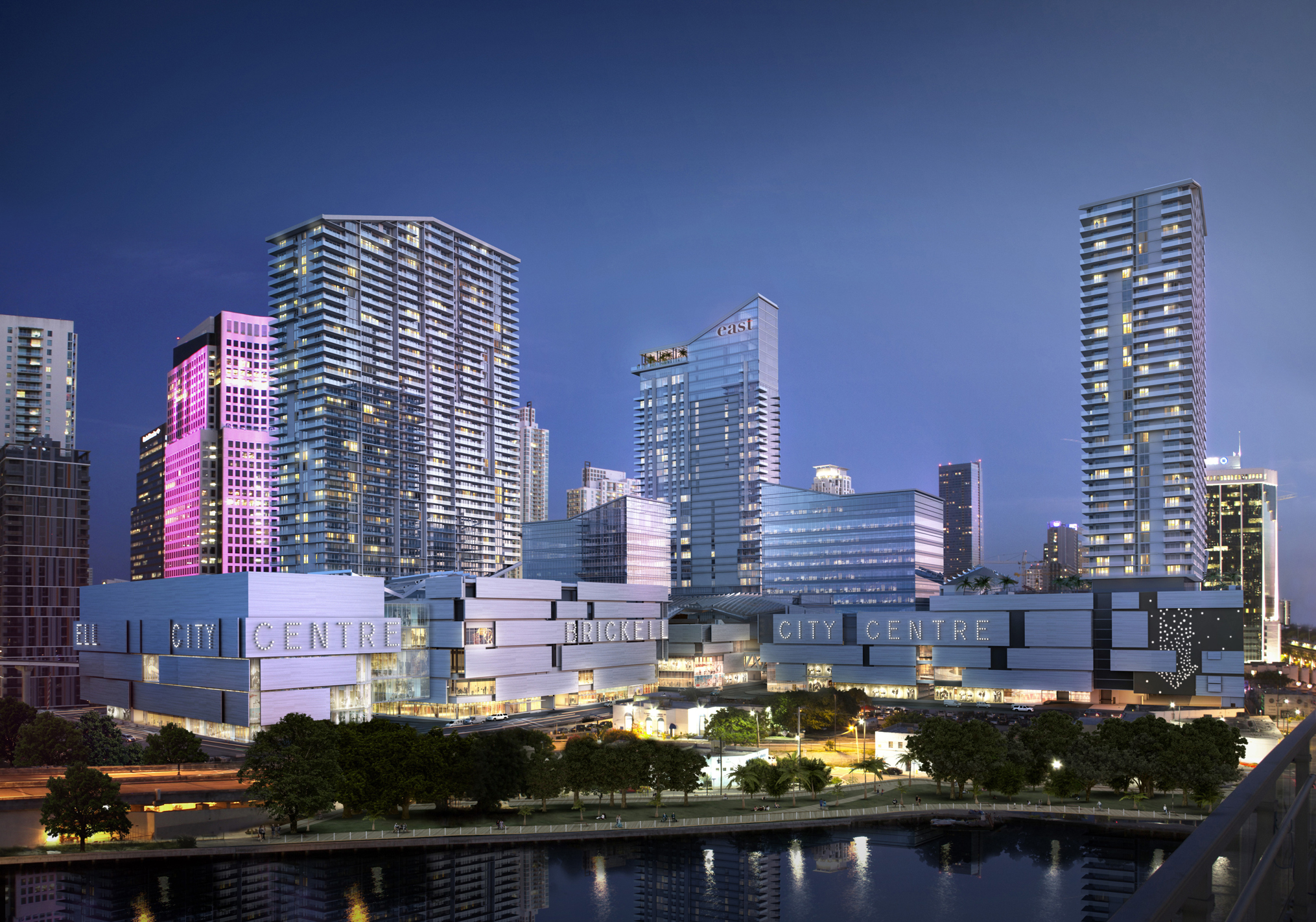 The Brickell area of Miami