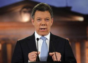 Colombian president Juan Manuel Santos