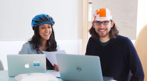 CEO Richa Bhalla and CTO Ian Stride.