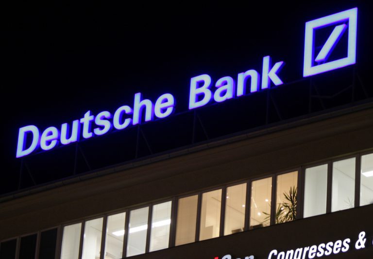 Deutsche Bank shares down as it looks to raise €8 billion