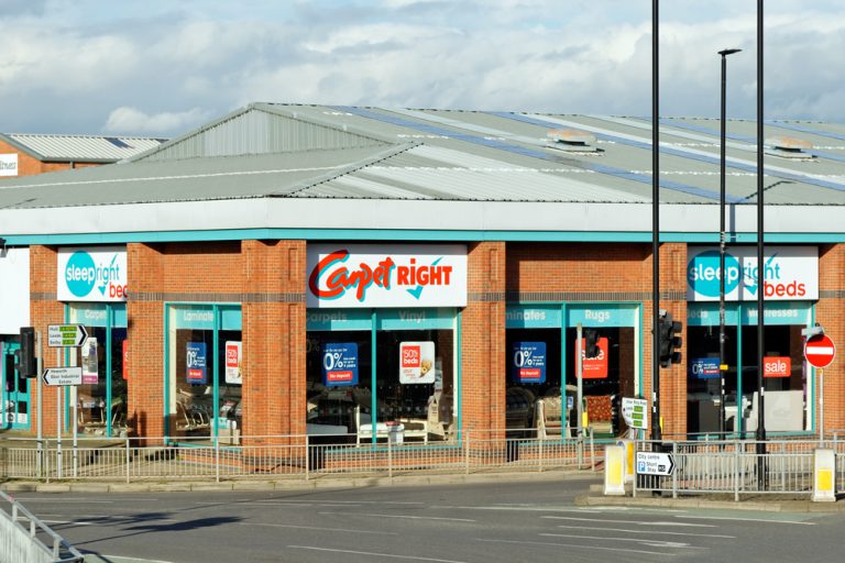 Carpetright shares up over 10pc despite 93pc drop in profits