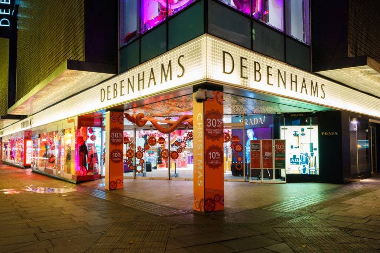 Debenhams hires liquidation firm, risking 14,000 jobs