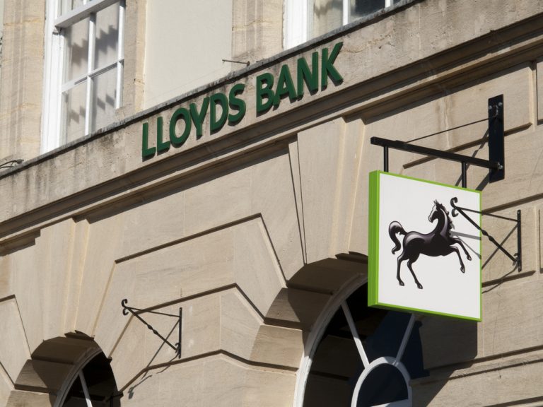 Lloyds Bank profits rise but shares fall