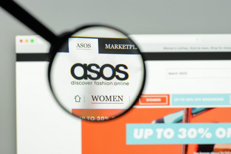 ASOS saw a boost in sales over the Christmas period