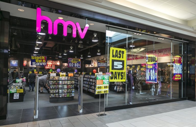 HMV saved from administration