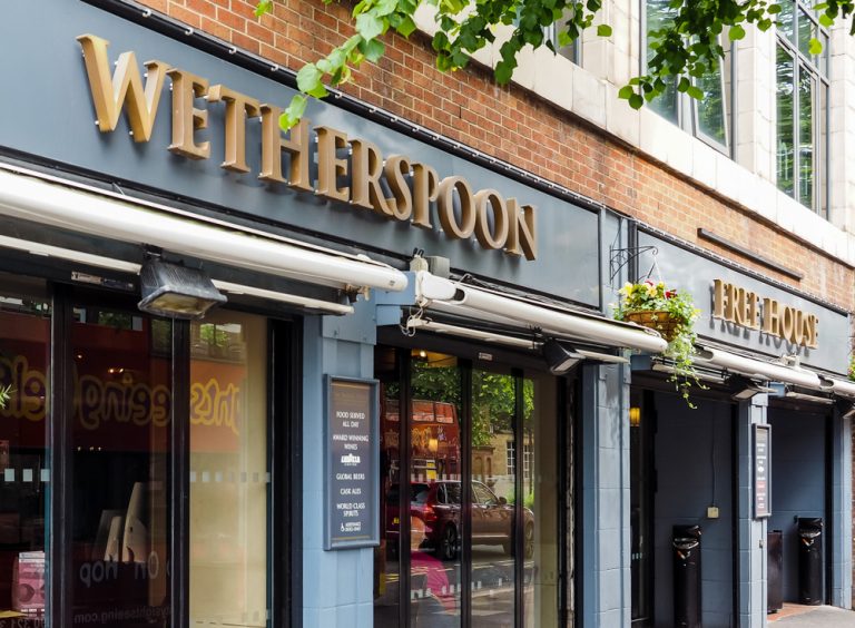 Wetherspoons sales continue fall