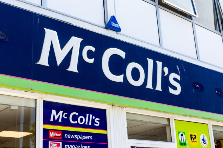McColl’s shares plunge despite sales growth